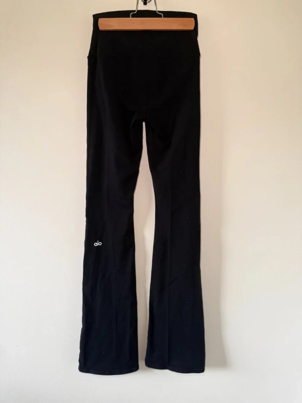 Alo Yoga Black High-Waist Bootcut Flare Leggings XS